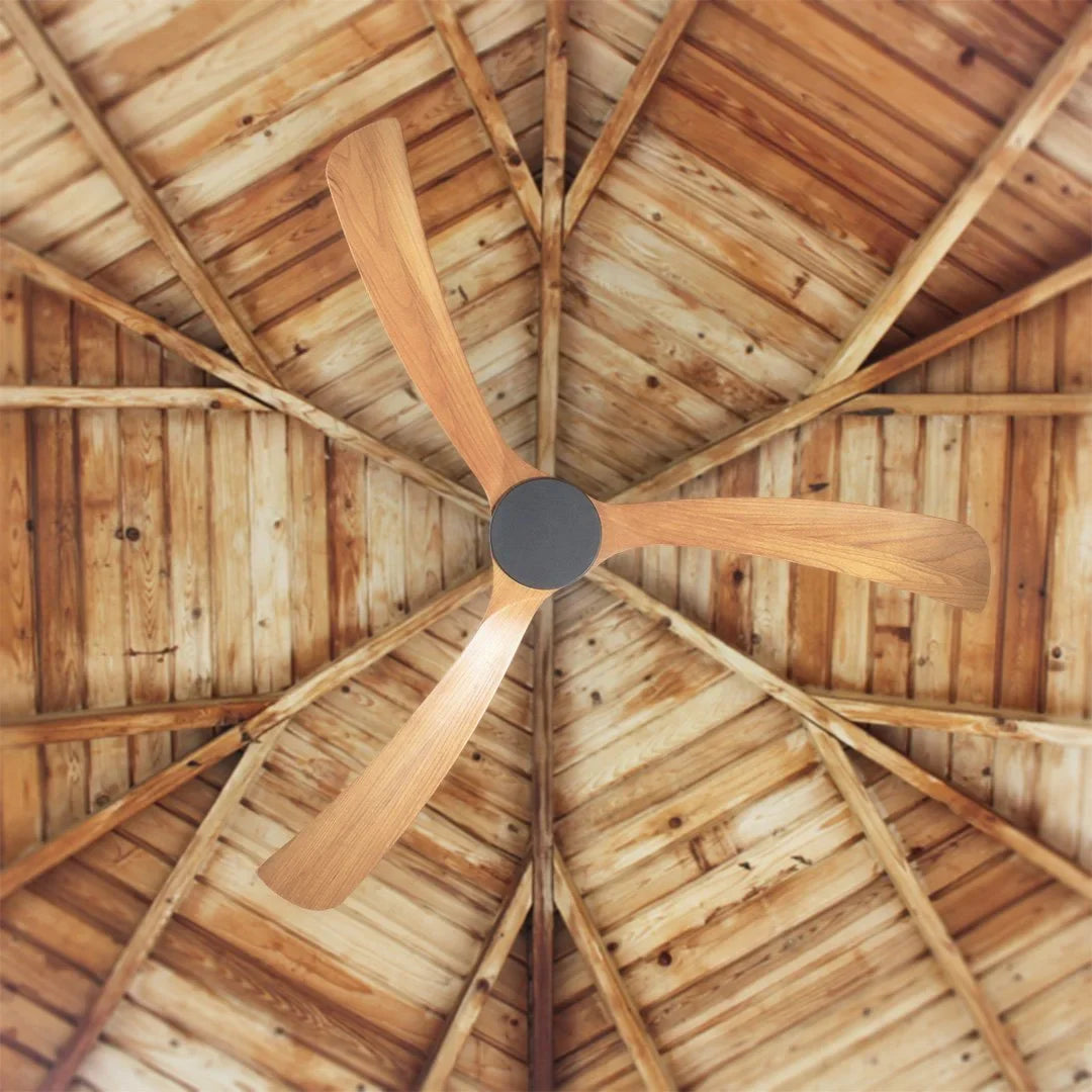 Aeratron 2 ceiling fan in a living room.