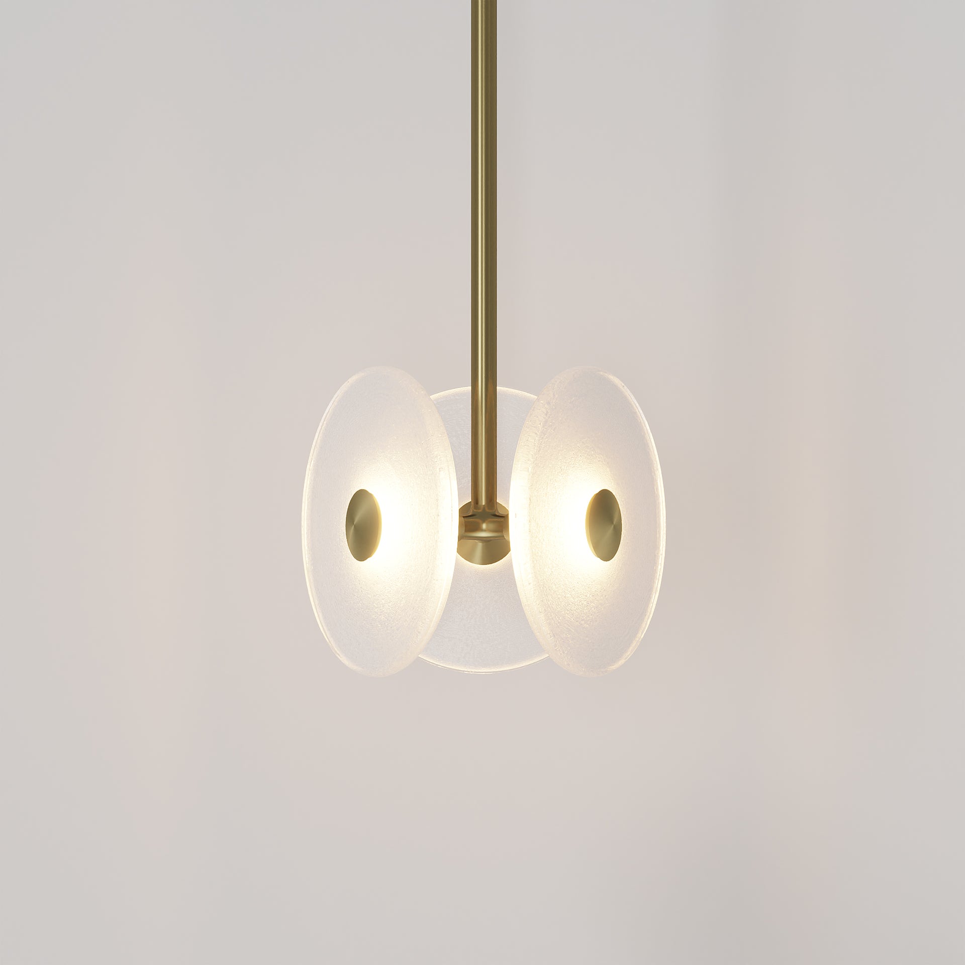 CORAL TRI ROD Pendant