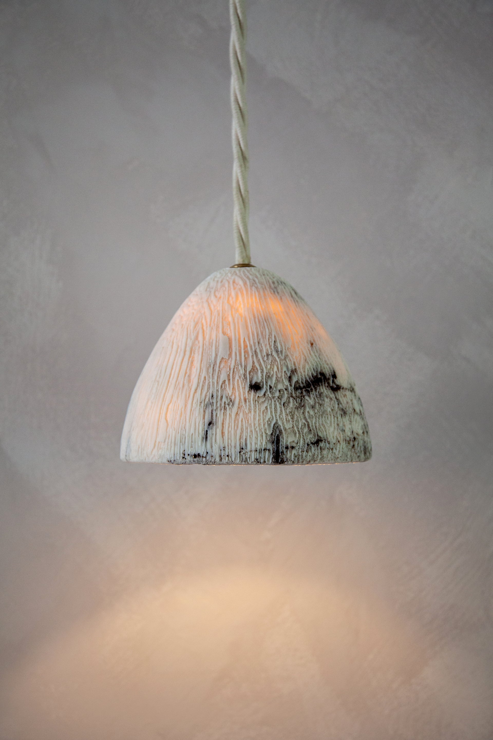 FOSSIL CORAL CONE Pendant