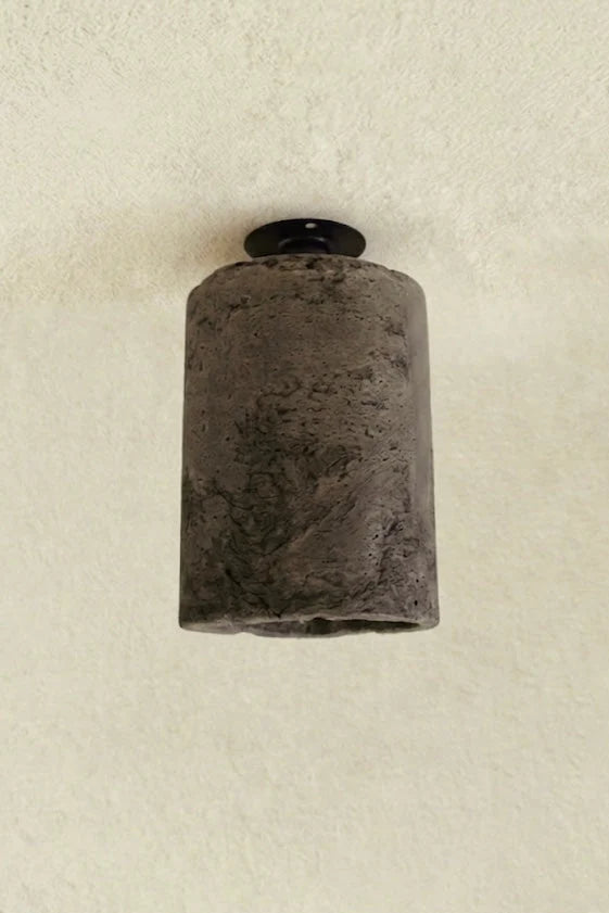 CYLINDRICAL ERODED Ceiling Light