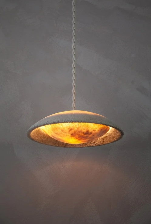 FOSSIL CORAL SATURN Pendant