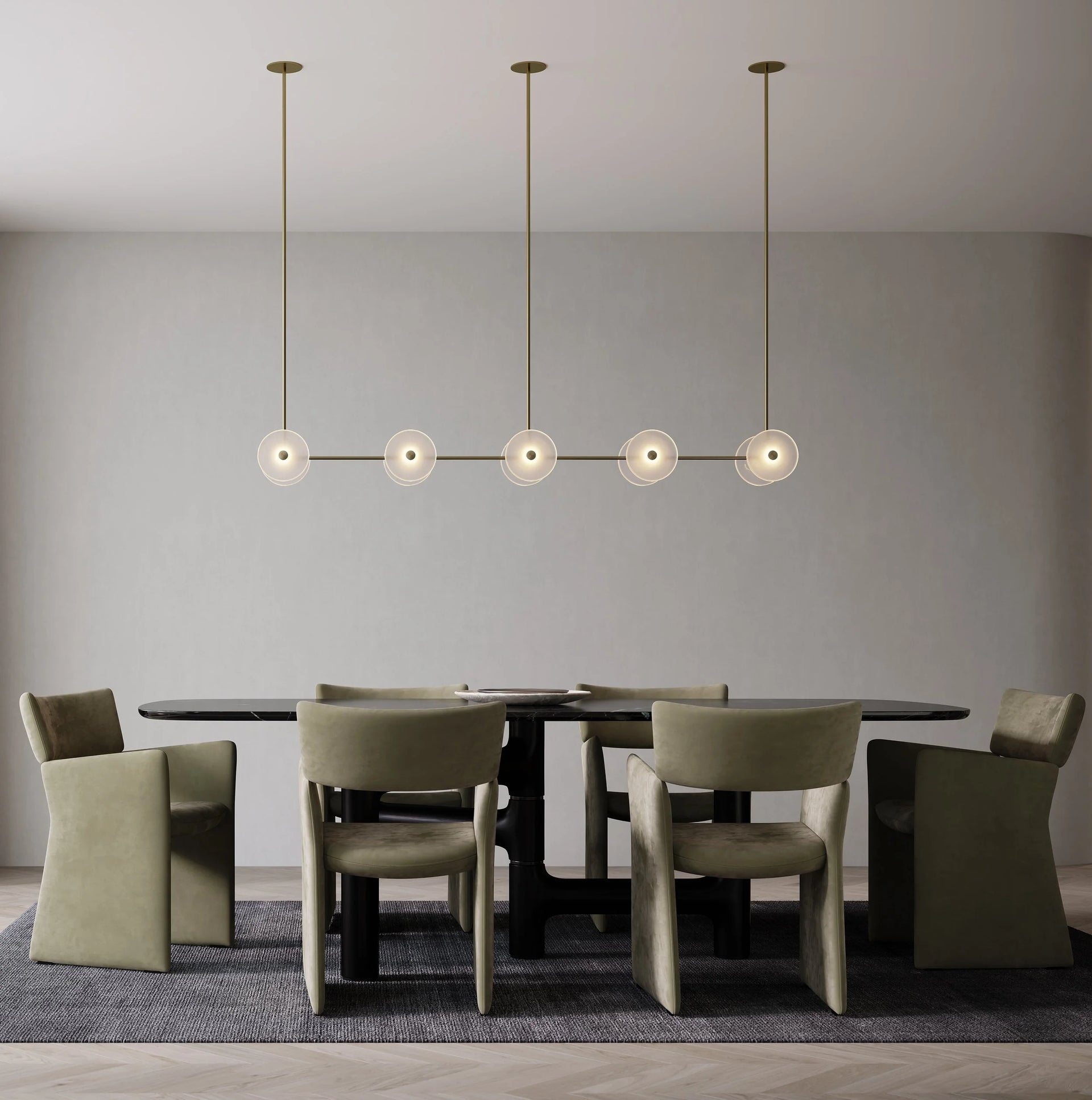 CORAL LINEAR ROD Pendant