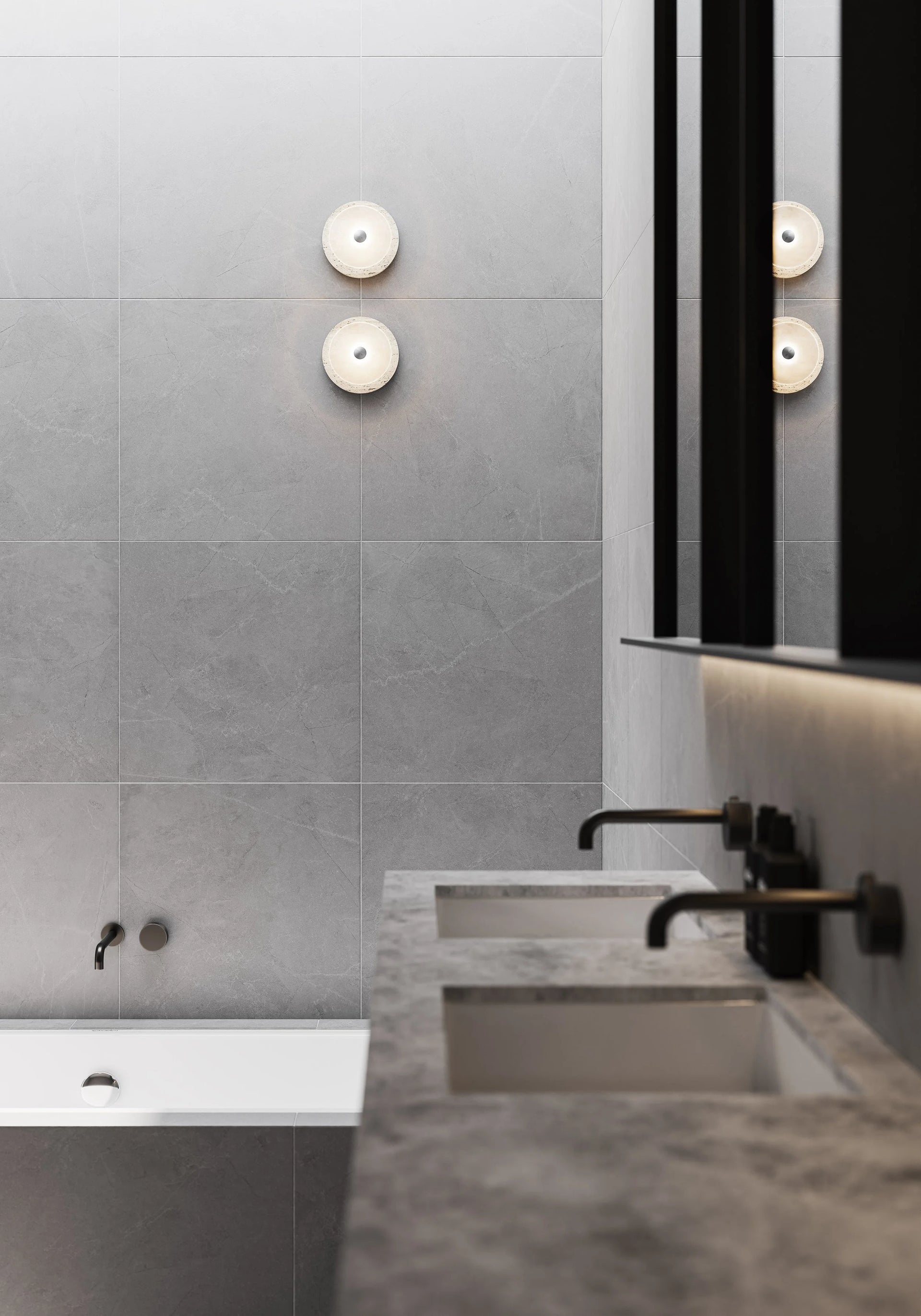 CORAL TRAVERTINE Wall Light