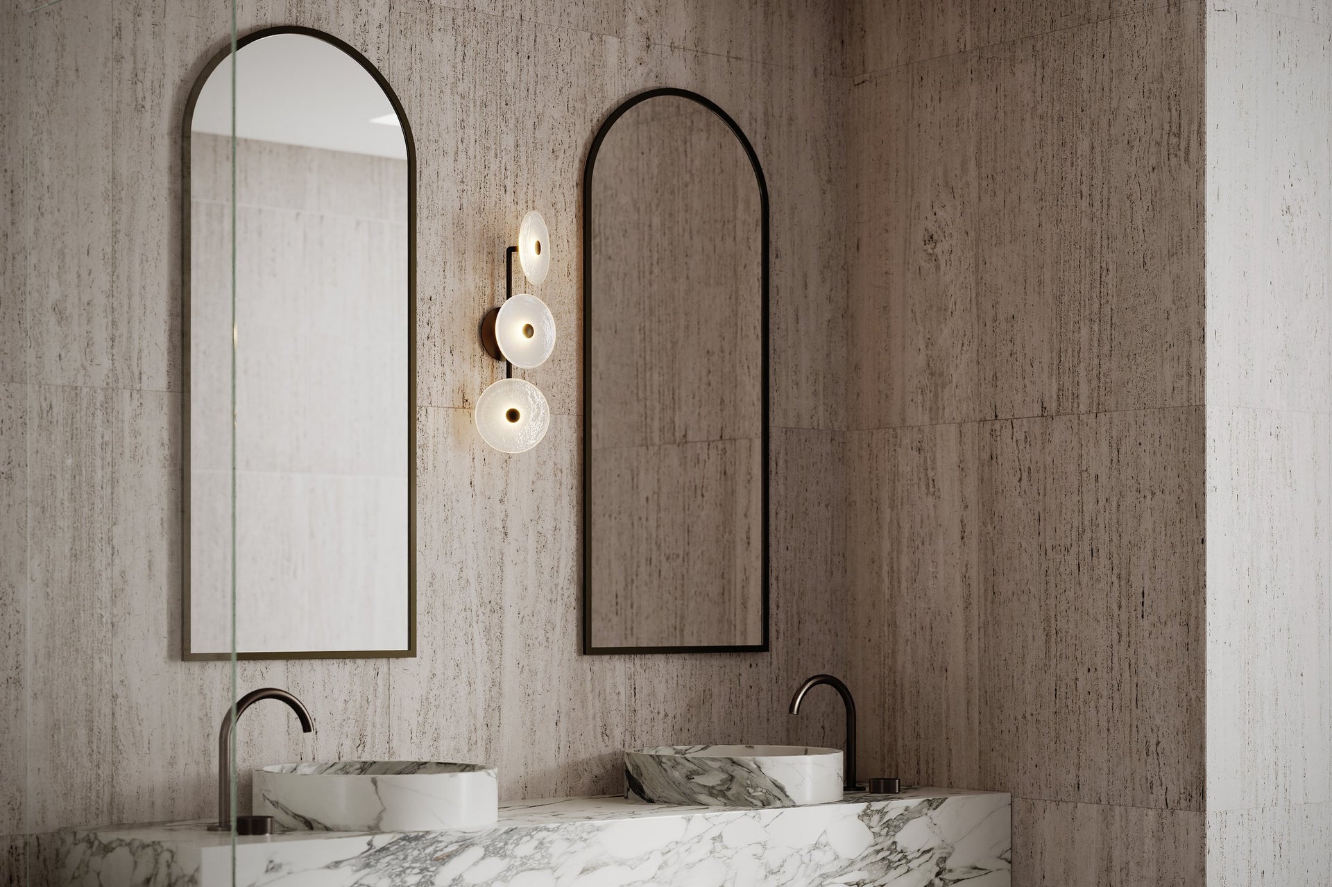 CORAL TRIO ROD Wall Light