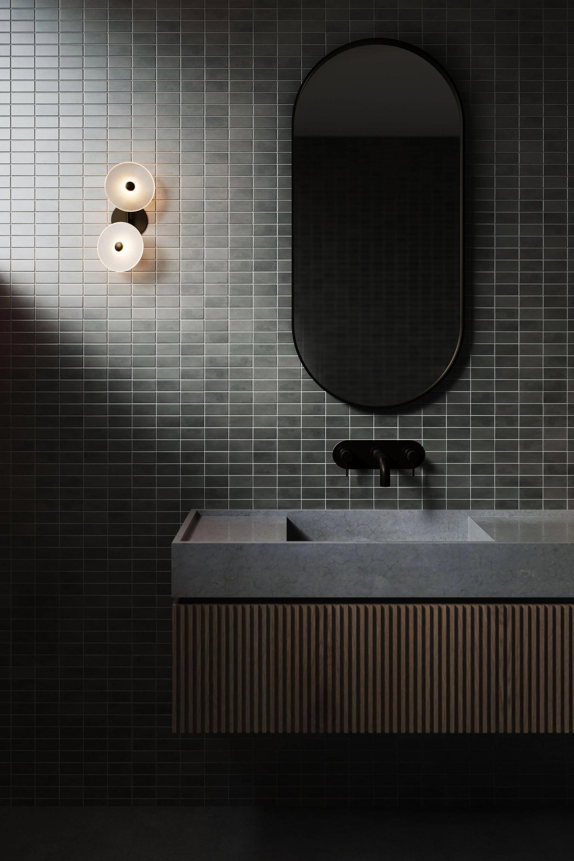 CORAL DUO ROD Wall Light