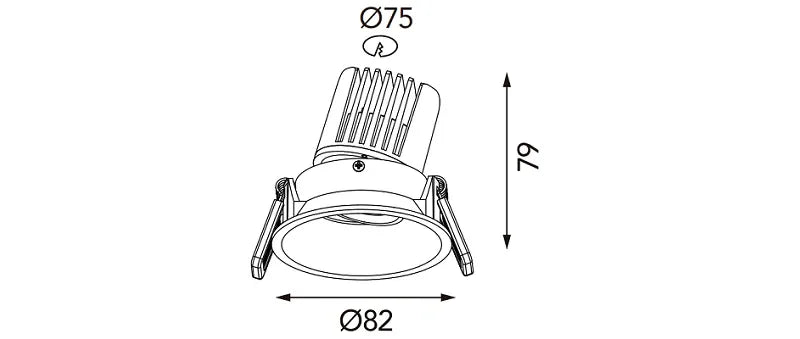 ZENA 75 Adjustable Downlight