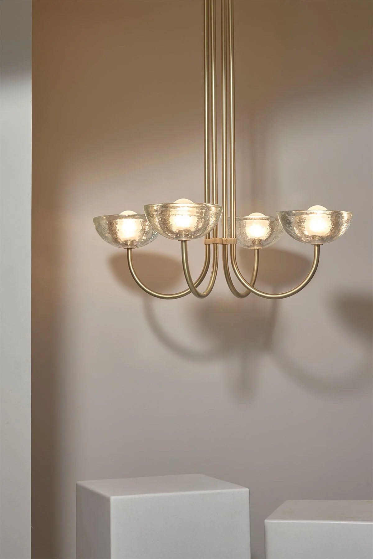 AURELIA QUAD Pendant - Cast Glass